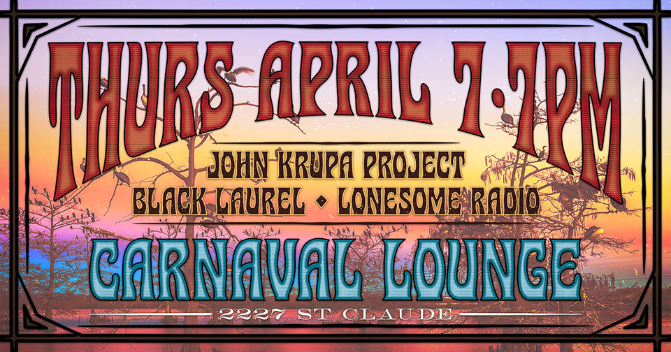 Carnaval Lounge Flyer, Facebook size