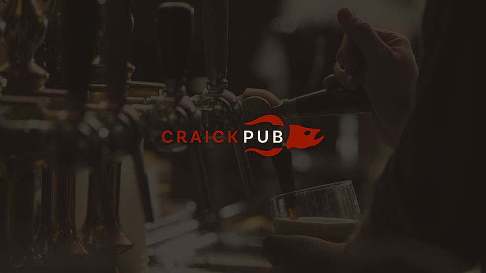 Craick Pub Brand Cover and Logo