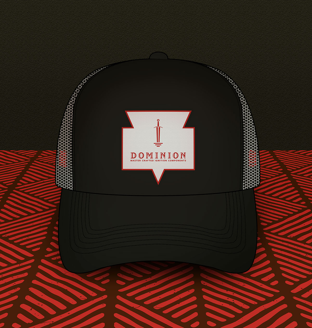 Dominion Automotive Mesh Trucker Cap Branded Merchandise